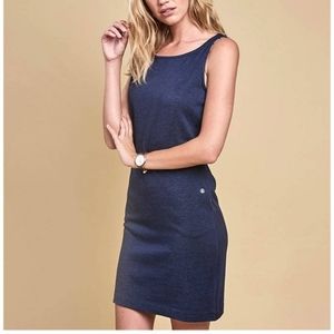 Barbour Navy Dolostone sleeveless mini Dress size